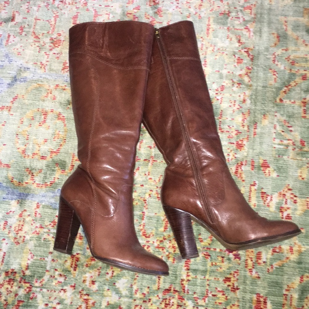 Audrey Brooke Leather Boots